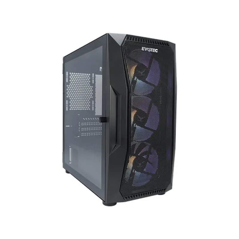 Gabinete Gamer Evotec EV-1019 - Mini Torre - Micro ATX/Mini ITX - Panel Lateral - EV-1019