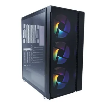 Gabinete Gamer Evotec EV-1021 - Mini Torre - ATX/Micro ATX/Mini-ATX - 3 Ventiladores - Panel Lateral - EV-1021