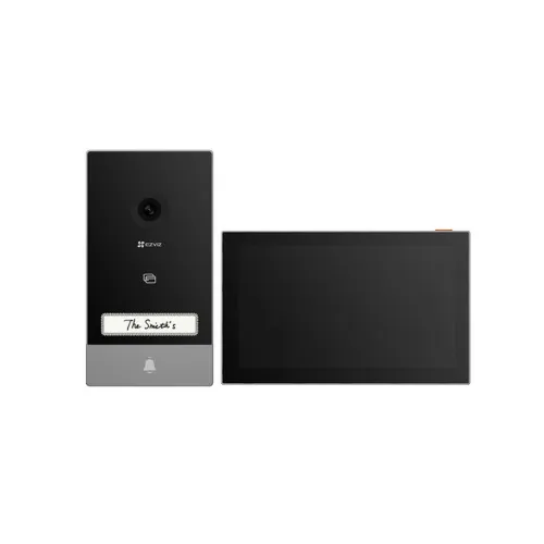 Videoportero Ezviz HP7 2K - IP Conexión 2 Hilos - Monitor Táctil 7" - Inalámbrico/Alámbrico -Negro - CS-HP7 Videoportero Ezviz HP7 2K - IP Conexión 2 Hilos - Monitor Táctil 7" - Inalámbrico/Alámbrico -Negro - CS-HP7