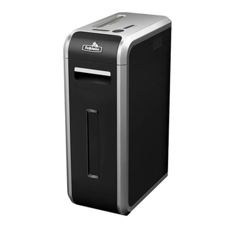 Trituradora Fellowes 125Ci - Corte Cruzado - 20 Hojas - Capacidades 14 Galones - Negro/ Plata - 3312501