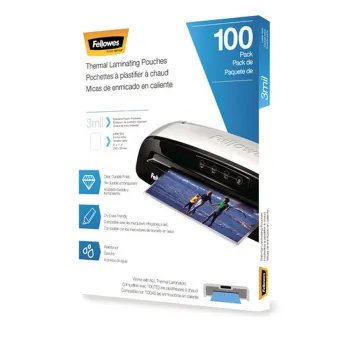 Mica Fellowes 5743301 - De Enmicado en Caliente - Tamaño Carta - 100 Piezas - 5743301