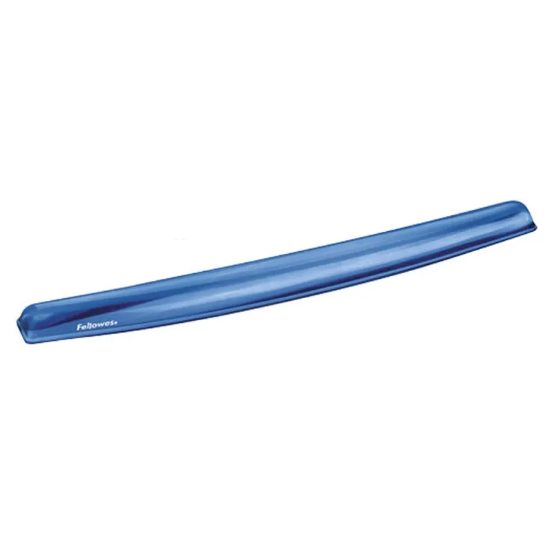 Reposa Muñecas Fellowes - Gel Cristal - Para Teclado - Azul - 91137