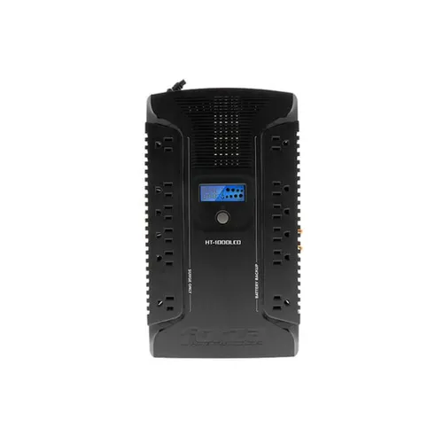 UPS Forza Power Technologies HT-1000LCD - 1000VA/500W - 12 contactos - Línea interactiva - LCD - AVR - HT-1000LCD
