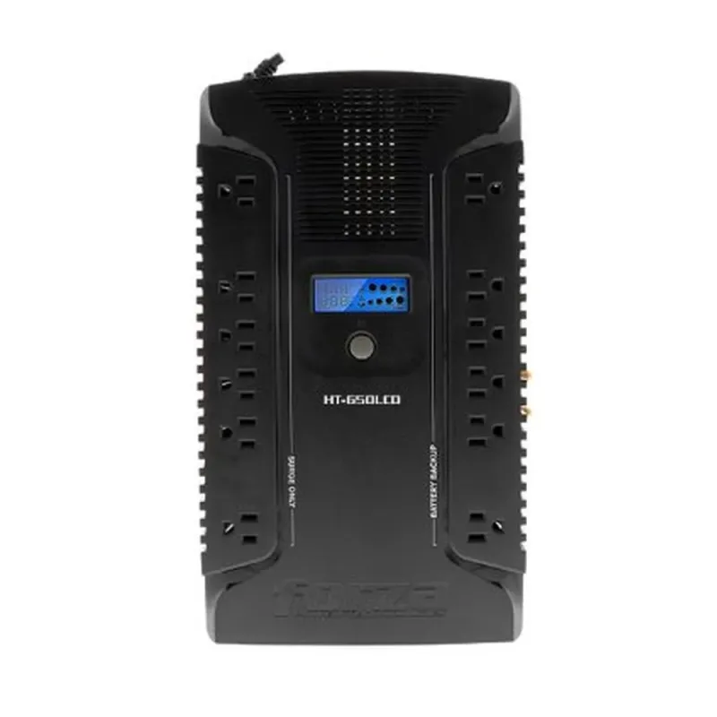 No Break Forza HT-650LCD - 650VA/390W - 12 Contactos NEMA 5-15R - Línea Interactiva - LCD - HT-650LCD