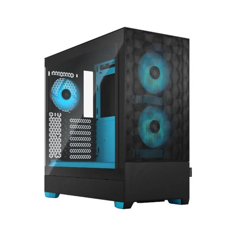 Gabinete Gamer Fractal Design Pop Air - Media Torre - ATX/Micro ATX/Mini-ITX - 3x Ventiladores - Panel Lateral - FD-C-POR1A-02