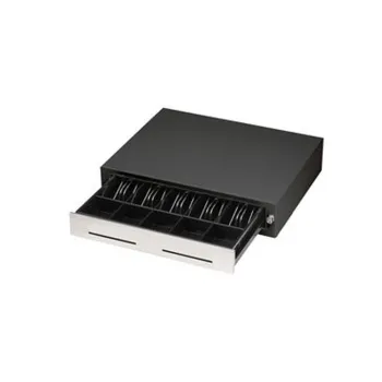 Cajón de Dinero Front 410 - 5 Billetes - 8 Monedas - Negro - CDFR410G58-B