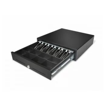 Cajón de Dinero Front - 5 Billetes - 8 Monedas - Negro - CS400C-5B8C