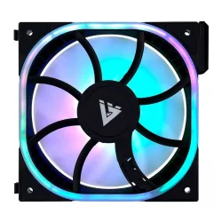 Ventilador Game Factor FG500 - 120mm - 1900 RPM - Negro - FG500-BK