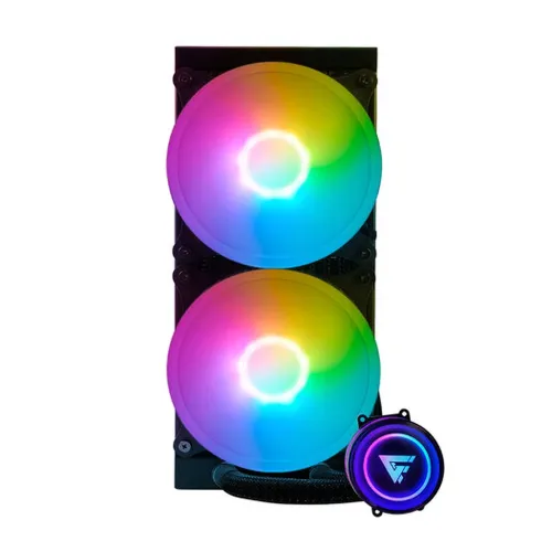 Enfriamiento Líquido Game Factor LQG601 - 2 Ventiladores - 2550 RPM - ARGB - LQG601-BK