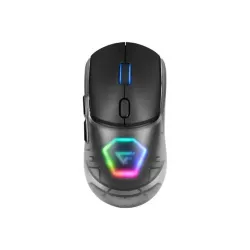 Mouse Gamer Game Factor MOW700 - Inalámbrico - USB - RGB - Negro - MOW700-BK