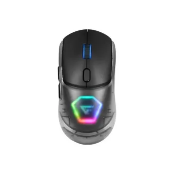 Mouse Gamer Game Factor MOW700 - Inalámbrico - USB - RGB - Negro - MOW700-BK