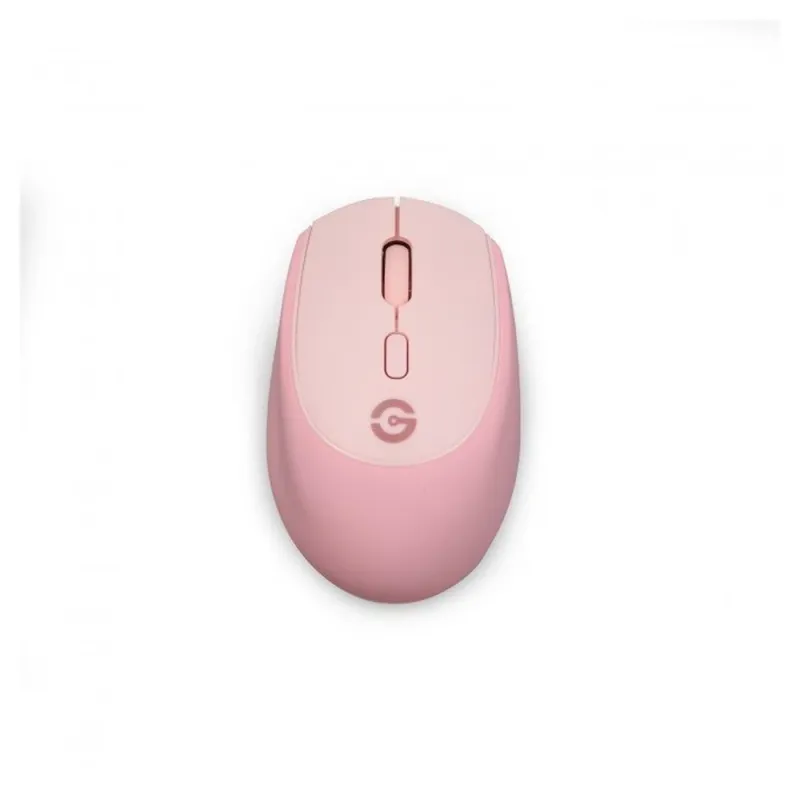 Mouse Getttech Colorful - Inalámbrico - USB - Rosa - GAC-24404P