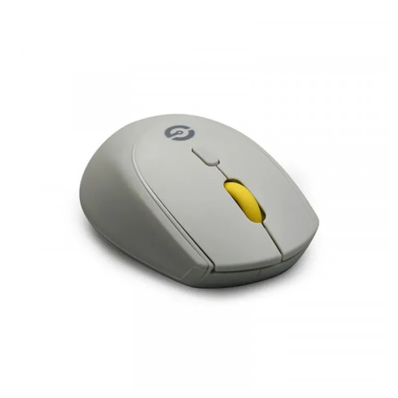 Mouse Getttech Colorful - Inalámbrico - USB - Gris - GAC-24407G