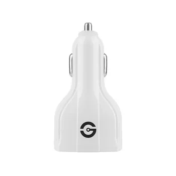 Cargador para Auto Getttech Vostok - 3x USB - Blanco - GCC-30FC-01