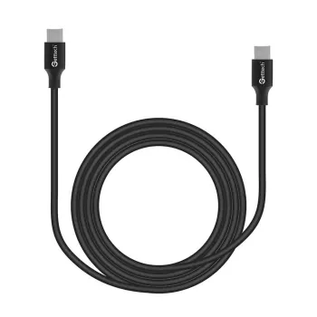 Cable USB-C Getttech - 2m - Macho - Negro - GCU-UCQC-01