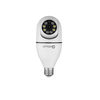 Cámara IP Gettech GEC-WBUB2 - 2MP - Tipo Bombilla - Lente 3.6mm - Micrófono Integrado - Wi-Fi - GEC-WBUB2