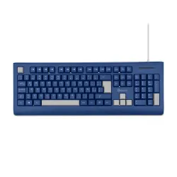 Teclado Getttech GGK-ESMWR-02 - Alámbrico - Español - Azul con Blanco - GGK-ESMWR-02-BL Teclado Getttech GGK-ESMWR-02 - Alámbrico - Español - Azul con Blanco - GGK-ESMWR-02-BL