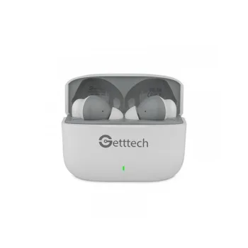 Auriculares Getttech GUE-T8PBL-WG - Inalámbricos - Estuche de Carga - Gris - GUE-T8PBL-WG