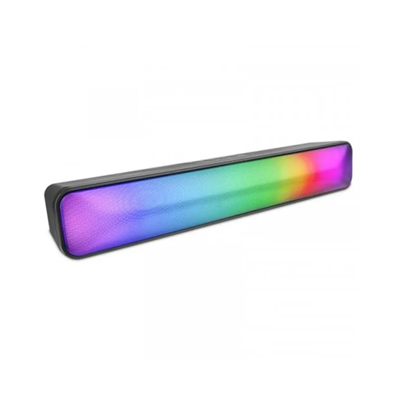 Barra de Sonido Getttech GUS-MSRBT-01 - Inalámbrico - Bluetooth - 3.5mm - USB - RGB - GUS-MSRBT-01