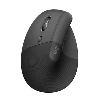 Mouse Logitech Lift Left Vertical - Inalámbrico - 6 Botones - Zurdo - Grafito - 910-006467