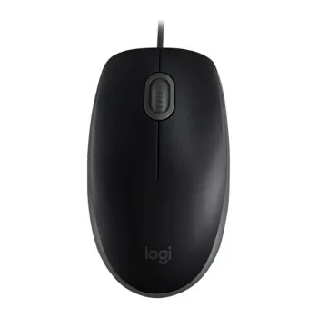Mouse Logitech M110 Silent - Alámbrico - USB - 3 Botones - 1000 dpi - Negro - 910-006756