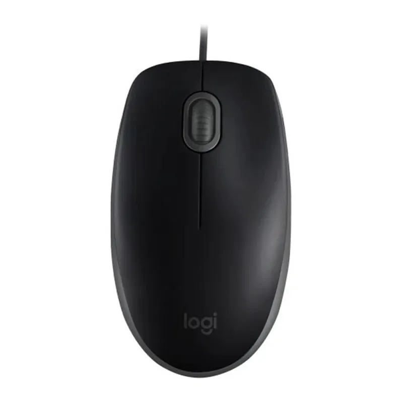 Mouse Logitech M110 Silent - Alámbrico - USB - 3 Botones - 1000 dpi - Negro - 910-006756