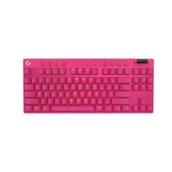 Teclado Gamer Logitech G PRO X TKL - Inalámbrico - Magenta - RGB - 920-012154 Teclado Gamer Logitech G PRO X TKL - Inalámbrico - Magenta - RGB - 920-012154