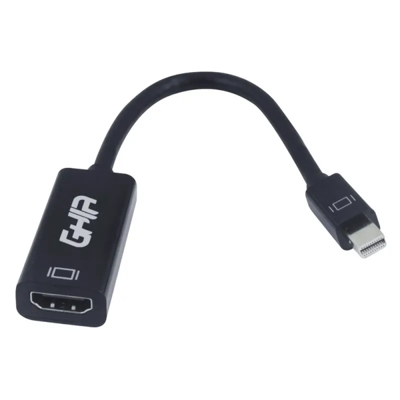 Adaptador GHIA ADAP-9 - Mini Display Port a HDMI - Negro - ADAP-9