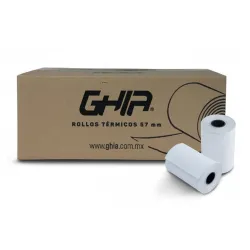 Rollo de Papel GHIA CTG574N - 57mm x 40mm - 50 Piezas - CTG574N