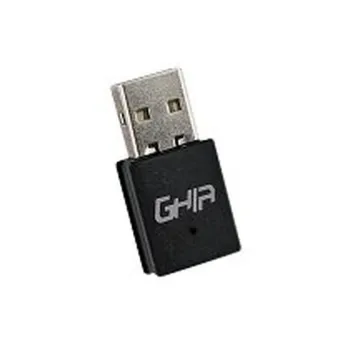 Adaptador de Red GHIA GNW-U3 - 300 Mbps - 2.4Ghz - USB - GNW-U3