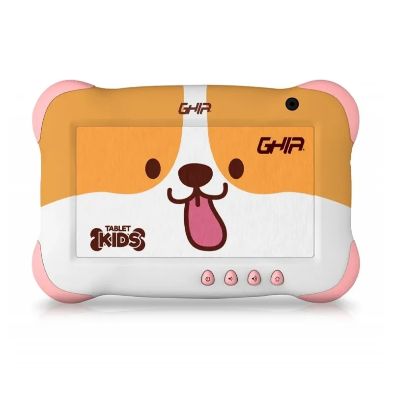 Tablet GHIA Kids GTKIDS7DG - 7" - Quad Core A50 - 1GB - 16GB - Cámaras 0.3MP/2MP - Android - Perrito - GTKIDS7DG