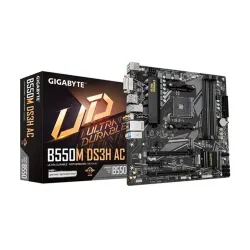 Tarjeta Madre Gigabyte B550M DS3H AC R2 1.0 - Socket AM4 - 4x DDR4 - HDMI - DVI-D - USB - Micro ATX - B550M DS3H AC R2 1.0 Tarjeta Madre Gigabyte B550M DS3H AC R2 1.0 - Socket AM4 - 4x DDR4 - HDMI - DVI-D - USB - Micro ATX - B550M DS3H AC R2 1.0