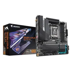 Tarjeta Madre Gigabyte B650M AORUS ELITE AX - Socket AM5 - 4x DDR5 - 4400/5200/6666(OC) MHz - HDMI - DisplayPort - USB 2.0/3.2 - Micro ATX - B650M AORUS ELITE AX Tarjeta Madre Gigabyte B650M AORUS ELITE AX - Socket AM5 - 4x DDR5 - 4400/5200/6666(OC) MHz - HDMI - DisplayPort - USB 2.0/3.2 - Micro ATX - B650M AORUS ELITE AX