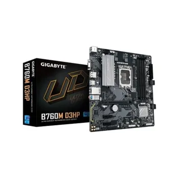 Tarjeta Madre Gigabyte B760M D3HP - Socket 1700 - 4xDDR5 - 4800MHz - HDMI - DisplayPort - VGA - USB 2.0/3.2 - Micro ATX - B760M D3HP
