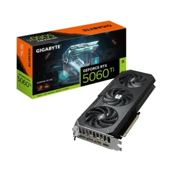 Tarjeta Gráfica Gigabyte GeForce RTX 5060 Ti Gaming OC 8G, GDDR7, PCIe 5.0, 3x DP 2.1, 7680x4320 - GV-N506TGAMING OC-8GD