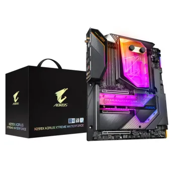 Tarjeta Madre Gigabyte X299X AORUS XTREME WATERFORCE - Socket 2066 - 8xDDR4 - 2133/4333MHz - DisplayPort - USB 2.0/3.2 - XL-ATX - X299X AORUS XTREME WF