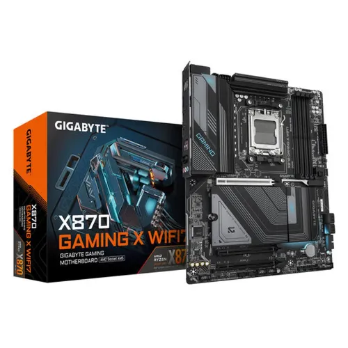 Tarjeta Madre Gigabyte X870 GAMING X WIFI7 - Socket AM5 - 4xDDR5 - 4400/6200/8200 MHz - HDMI - ATX - X870 GAMING X WIFI7 Tarjeta Madre Gigabyte X870 GAMING X WIFI7 - Socket AM5 - 4xDDR5 - 4400/6200/8200 MHz - HDMI - ATX - X870 GAMING X WIFI7