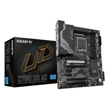 Tarjeta Madre Gigabyte Z790 UD AC - Socket 1700 - 4x DDR5 - 4000/4800/7600(O.C.)MHz - HDMI - DisplayPort - USB 2.0/3.2 - ATX - Z790 UD AC