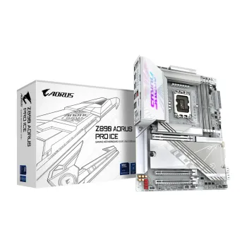 Tarjeta Madre Gigabyte Z890 AORUS PRO ICE - Socket 1851 - 4x DDR5 - 5600/6400/9500(OC)MHz - USB - HDMI - ATX - Z890 AORUS PRO ICE