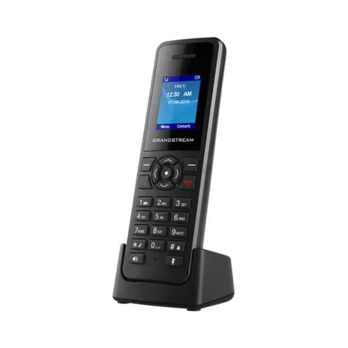 Teléfono Inalámbrico Grandstream - Audio HD - Micrófono Full Dúplex - Pantalla 1.8" - Negro - DP720