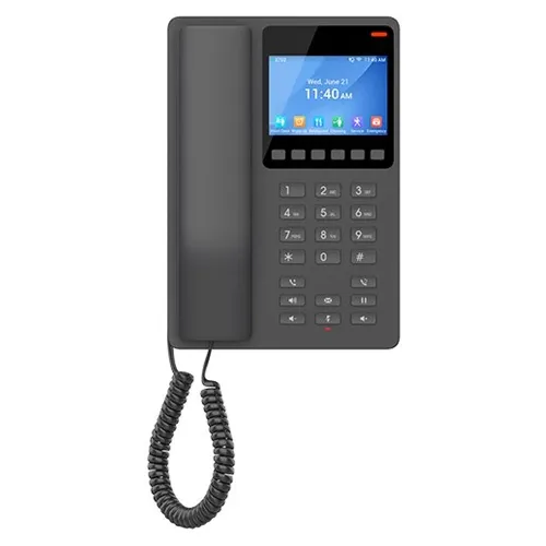 Teléfono IP Grandstream Networks GHP631 - 2 Líneas - 2 SIP - PoE - Negro - GHP631