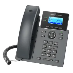 Teléfono IP Grandstream GRP2602P - 2 Líneas - 4 SIP - PoE - Negro - GRP2602P