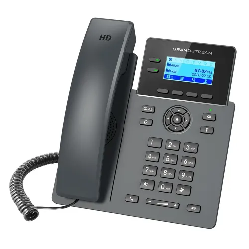 Teléfono IP Grandstream GRP2602P - 2 Líneas - 4 SIP - PoE - Negro - GRP2602P