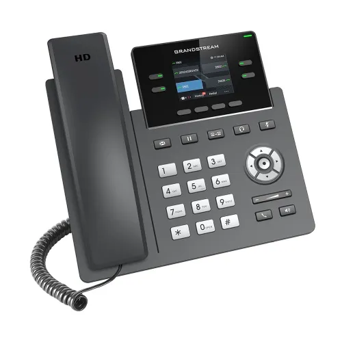Teléfono IP Grandstream GRP2612P - 2 Líneas - PoE - Negro - GRP2612P