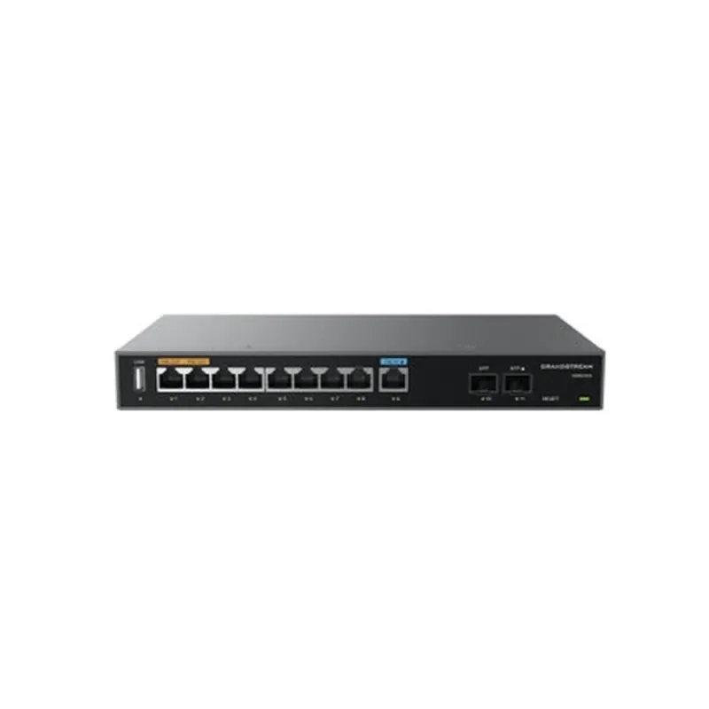 Router Grandstream Networks GWN7003 - 2200Mbps - 9 Puertos RJ-45 - 2 Puertos SFP - GWN7003