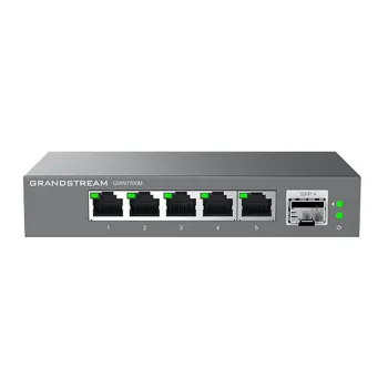 Switch Grandstream Networks GWN7700M - Gigabit Ethernet - 5 Puertos - 1 SFP - No Gestionado - GWN7700M