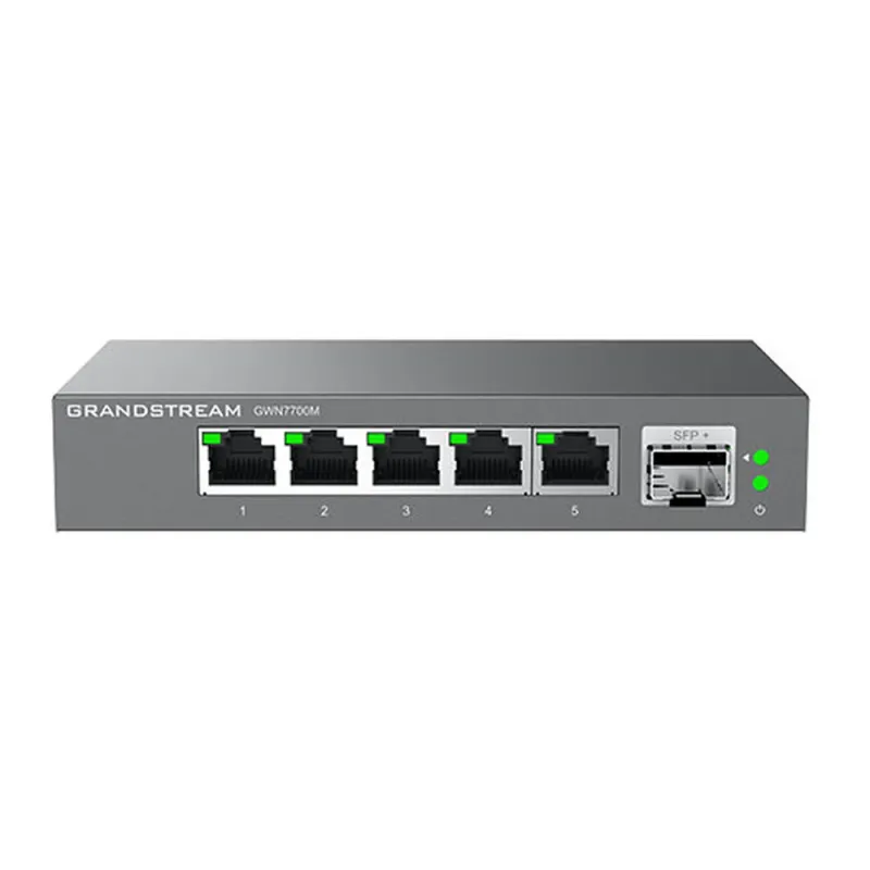Switch Grandstream Networks GWN7700M - Gigabit Ethernet - 5 Puertos - 1 SFP - No Gestionado - GWN7700M