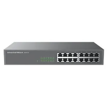 Switch Grandstream Networks GWN7702P - Gigabit Ethernet - 16 Puertos - Soporta 8 PoE+ - No Gestionado - GWN7702P