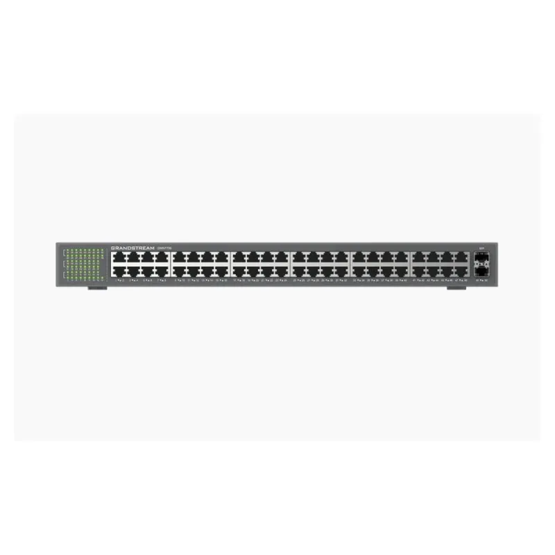 Switch Grandstream GWN7706 - Gigabit Ethernet - 48 Puertos - 2 SFP - No Administrable - GWN7706