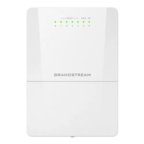Switch Grandstream Networks GWN7710R - Gigabit Ethernet - 5 Puertos - Soporta 4 PoE - 1 SFP - Gestionado - GWN7710R